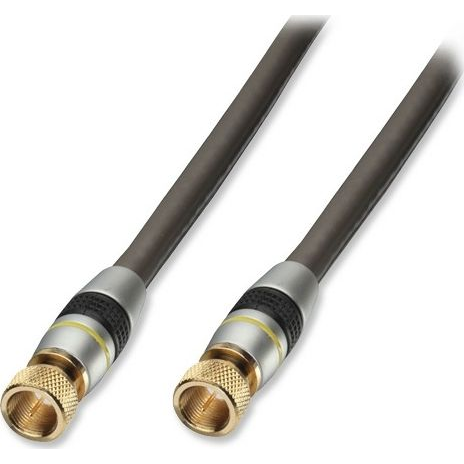 Lindy 37795 koaxiálny kábel 10 m F Šedá