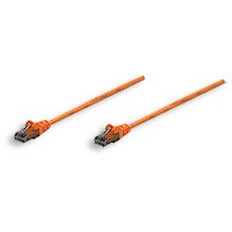Intellinet 344395 cable de red Naranja 3 m Cat6