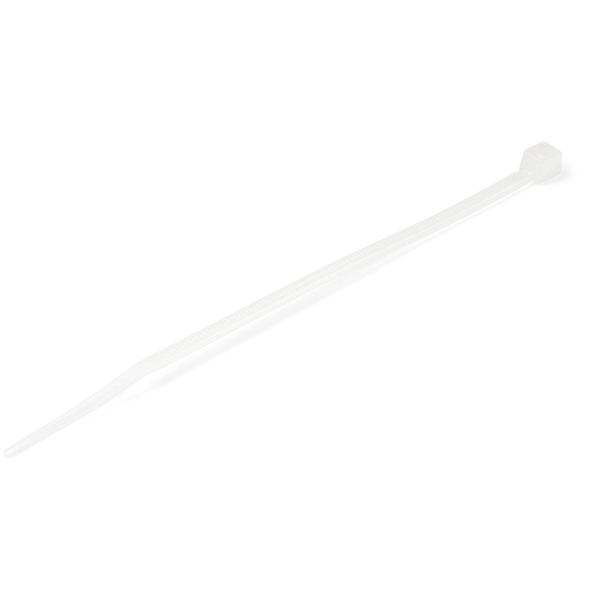 StarTech.com CBMZT4N kabelsamler Udløselig kabelbinder Nylon, Plast Hvid 100 stk