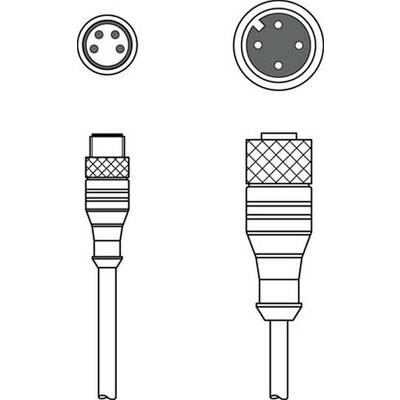 Leuze Electronic 50116738 Összekötő vezeték 1 db (50116738)
