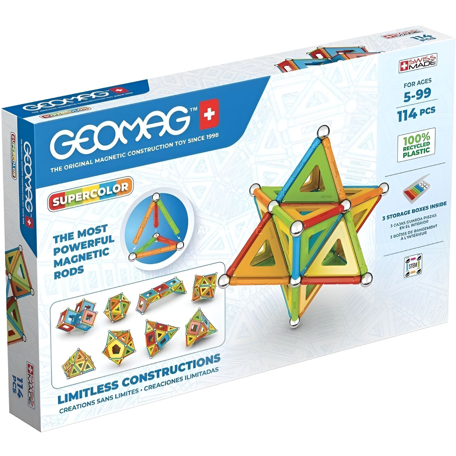 Geomag Supercolor Recycled 114 darabos készlet (09544)