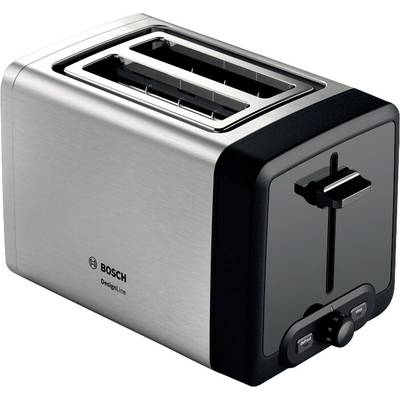 Bosch TAT4P420DE tostapane 2 fetta/e 970 W Nero, Argento