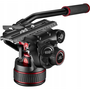 Manfrotto Nitrotech 612 video fluid fej + földterpeszes ikerlábas állvány + táska