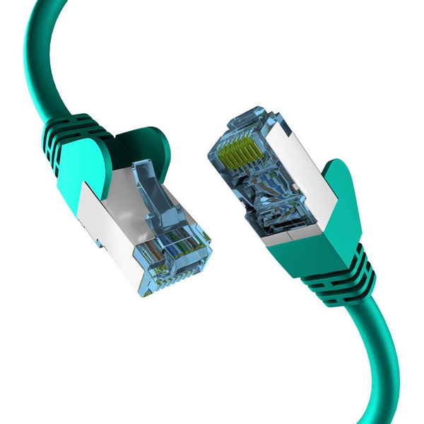 EFB RJ45 PATCHKABEL mit CAT7 ROHKABEL GRÜN 0.15m