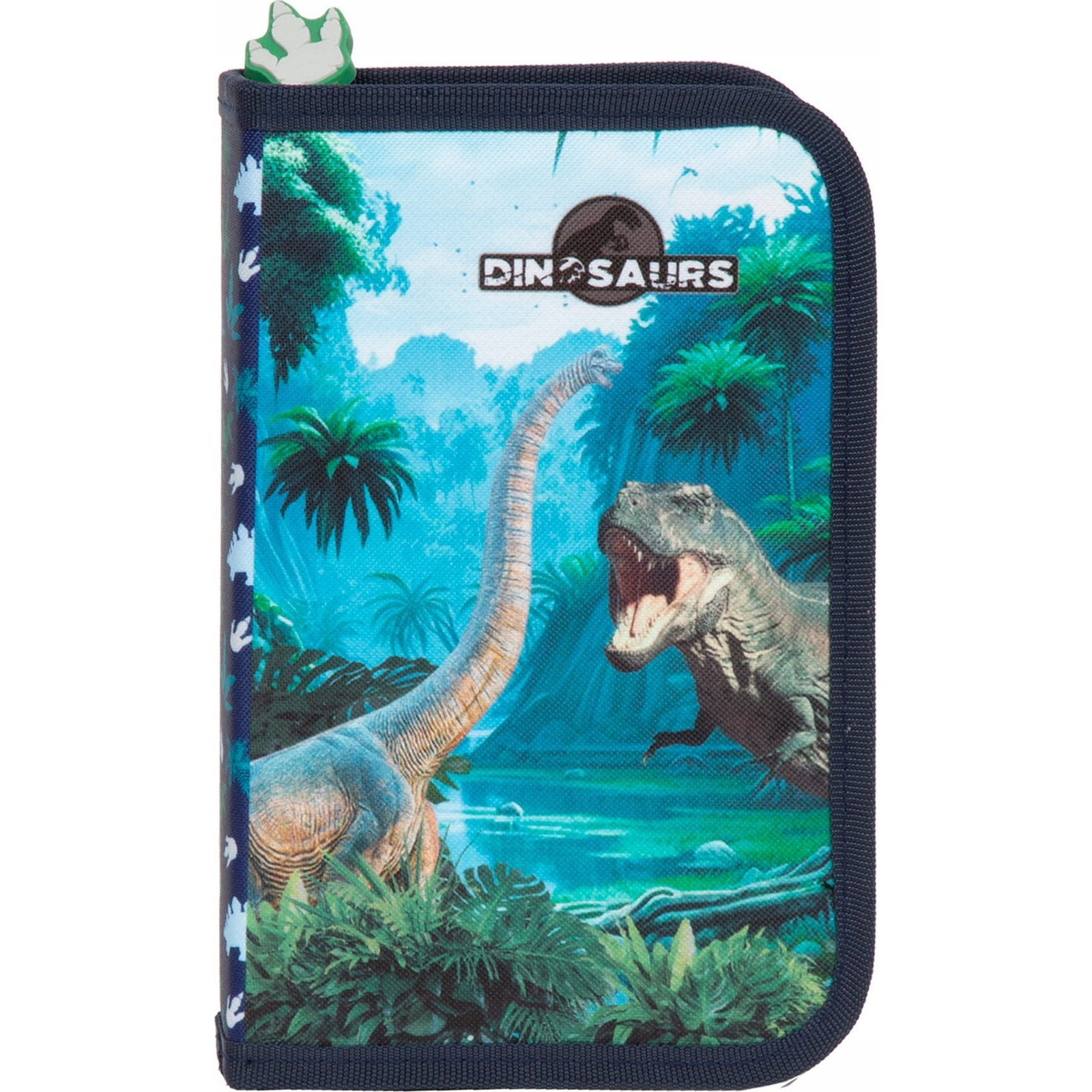 Derform Dinoszauruszos Kihajtható Felszerelt Tolltartó - Lakeside (PWJDN19)