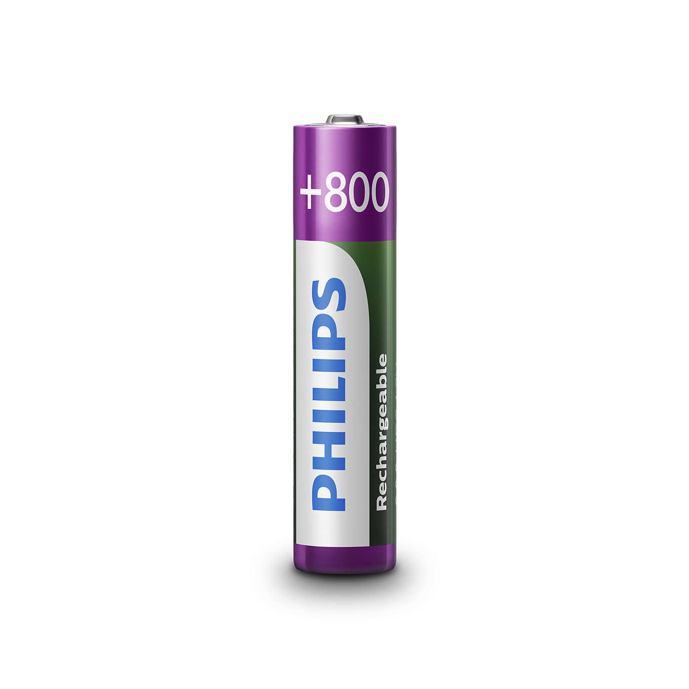 Philips újratölthető AAA elem 2db (R03B2A80/10) (R03B2A80/10)