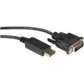 Value 11.99.5612 Kabelový adaptér 5 m DisplayPort na DVI-D Černý