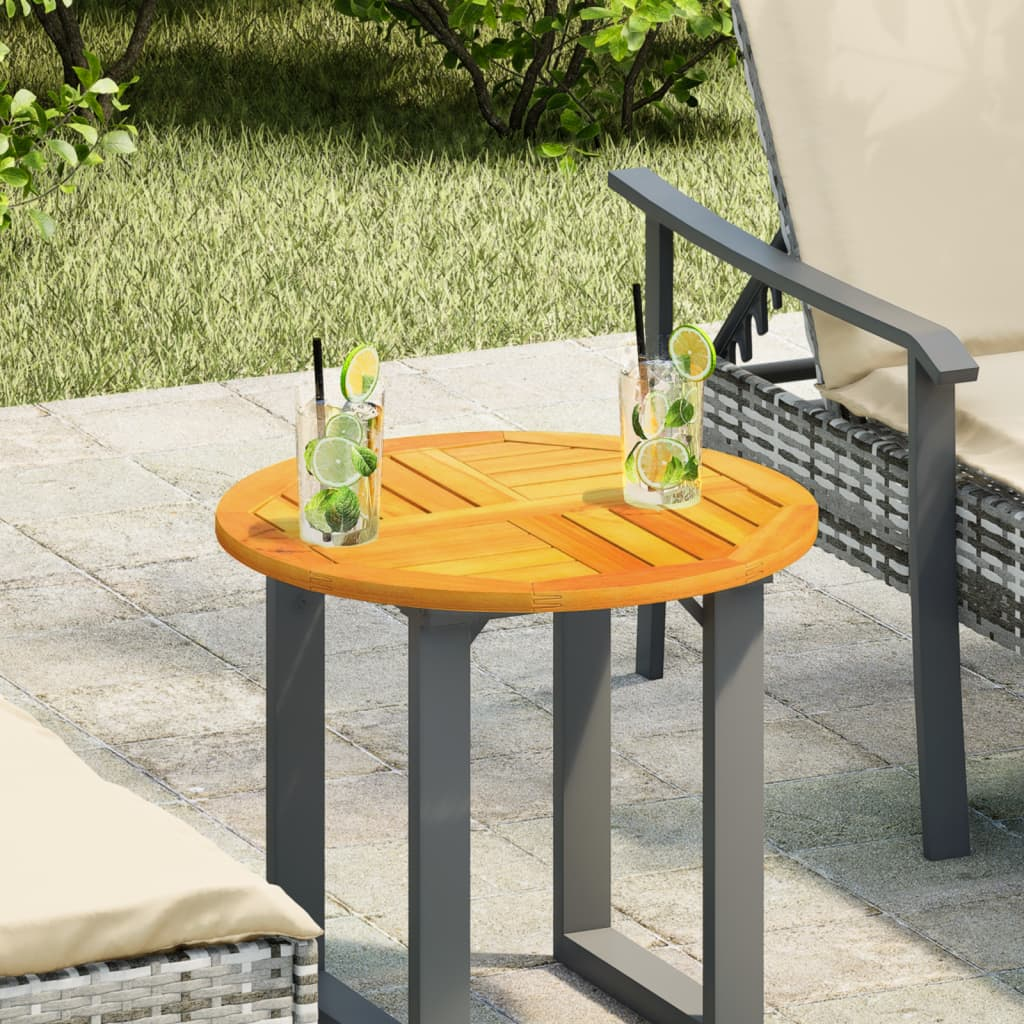 tömör akácfa kerek asztallap Ø50 x 2 cm (4004247)