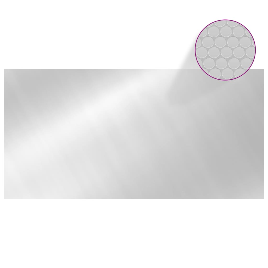 ezüst polietilén medencetakaró 975 x 488 cm (93100)