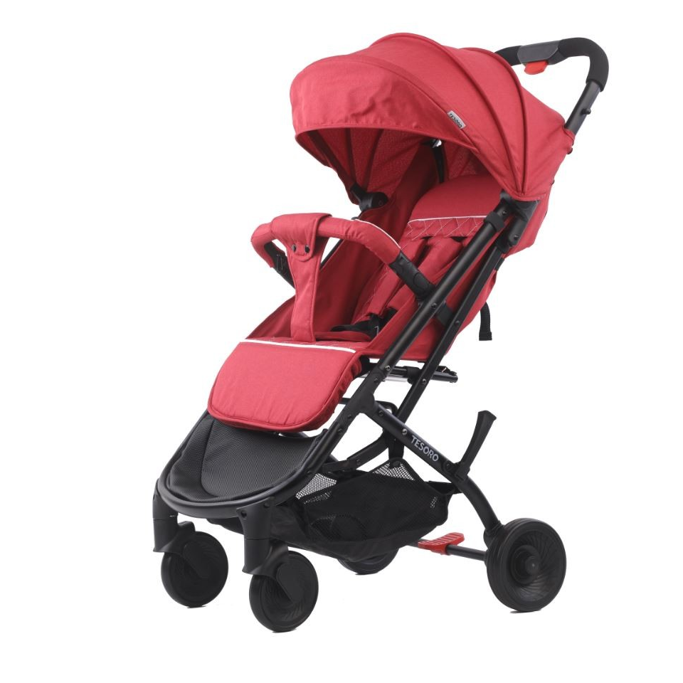 Tesoro A9 sport babakocsi - Piros (TESORO A9-FLAX WIN RED)