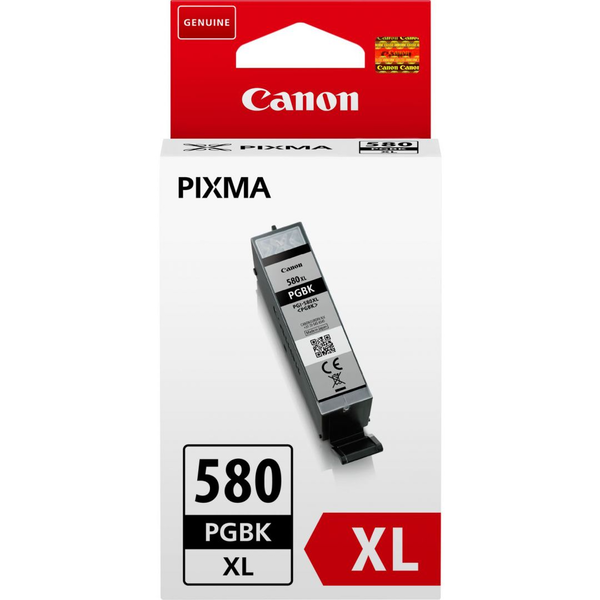Canon PGI-580 XL δοχείο μελάνης 1 τεμάχια Πρωτότυπο Υψηλή απόδοση (XL) Μαύρος (Μαύρο)