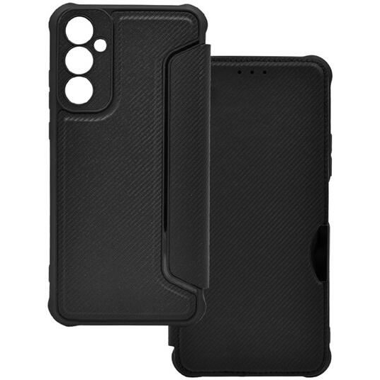 Gigapack Samsung Galaxy S24 (SM-S921) karbon mintás fliptok fekete (GP-151921) (GP-151921)