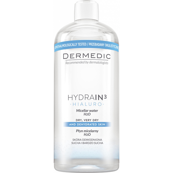 Dermedic Hydrain³ Micellás Víz H²O 500 ml 