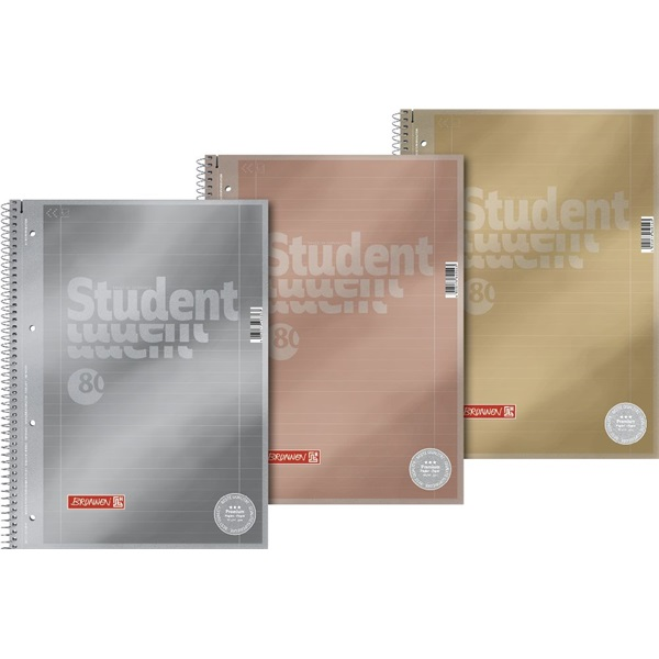 Brunnen A4 80 lapos vonalas fémes spirálfüzet (106732795)