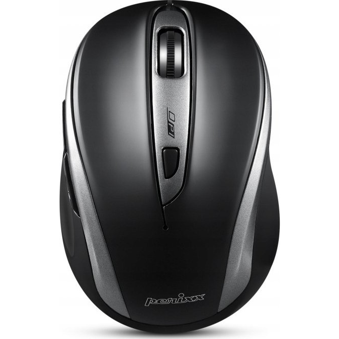 Perixx PERIMICE-721 IB Ergonomikus Vezeték Nélküli Egér Szürke-Fekete (12298)