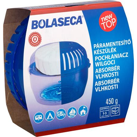 Bolaseca Páramentesítő készülék, utántöltő tablettával,  (KHT910)