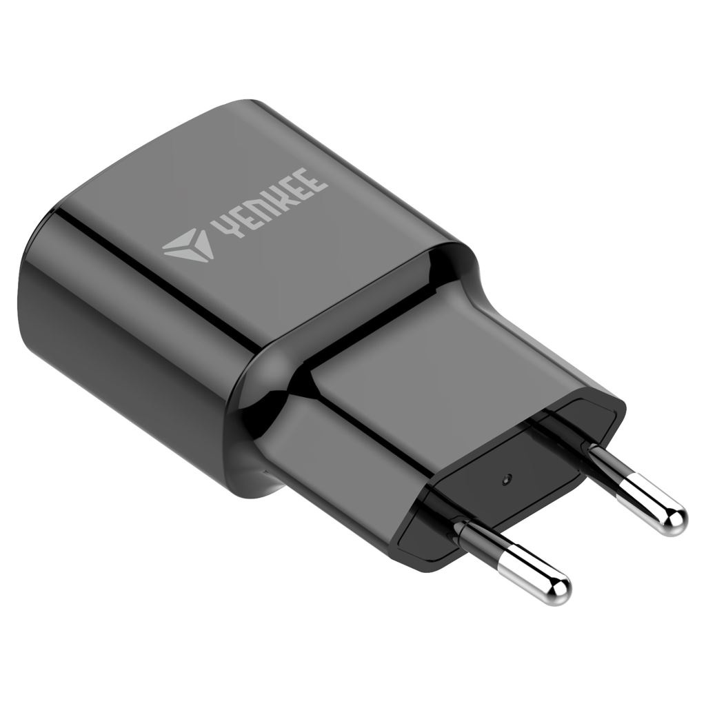 Yenkee YAC 2013BK hálózati USB töltő 2,4A fekete (YAC2013BK)