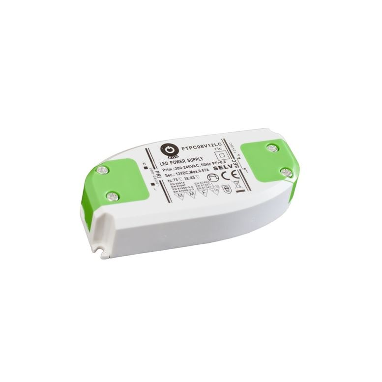 POS Power FTPC8V12 12V/0.67A 8W IP20 LED tápegység (FTPC8V12)