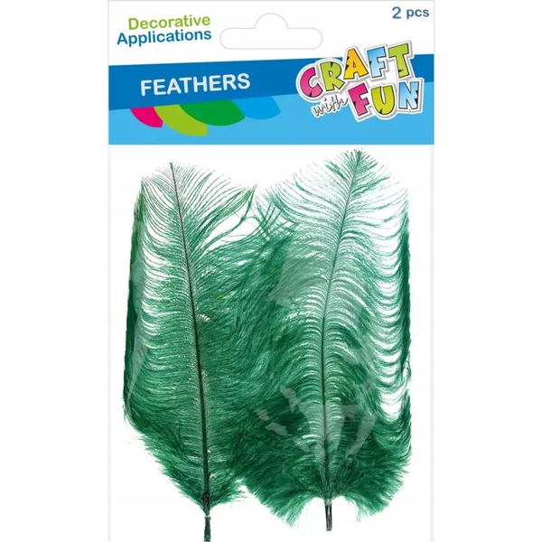  Craft with Fun OZDOBA DEK PIORKA 15-20CM 2SZT ZIEL CF 12/864