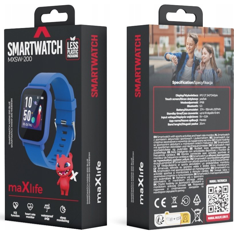 MaxLife MXSW-200 Okosóra Gyerekeknek Kék (5900495269331)