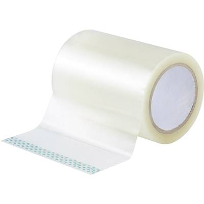 Csomagoló ragasztószalag, átlátszó, 66 m x 150 mm, akril, 1 tekercs, TOOLCRAFT (93038c184)