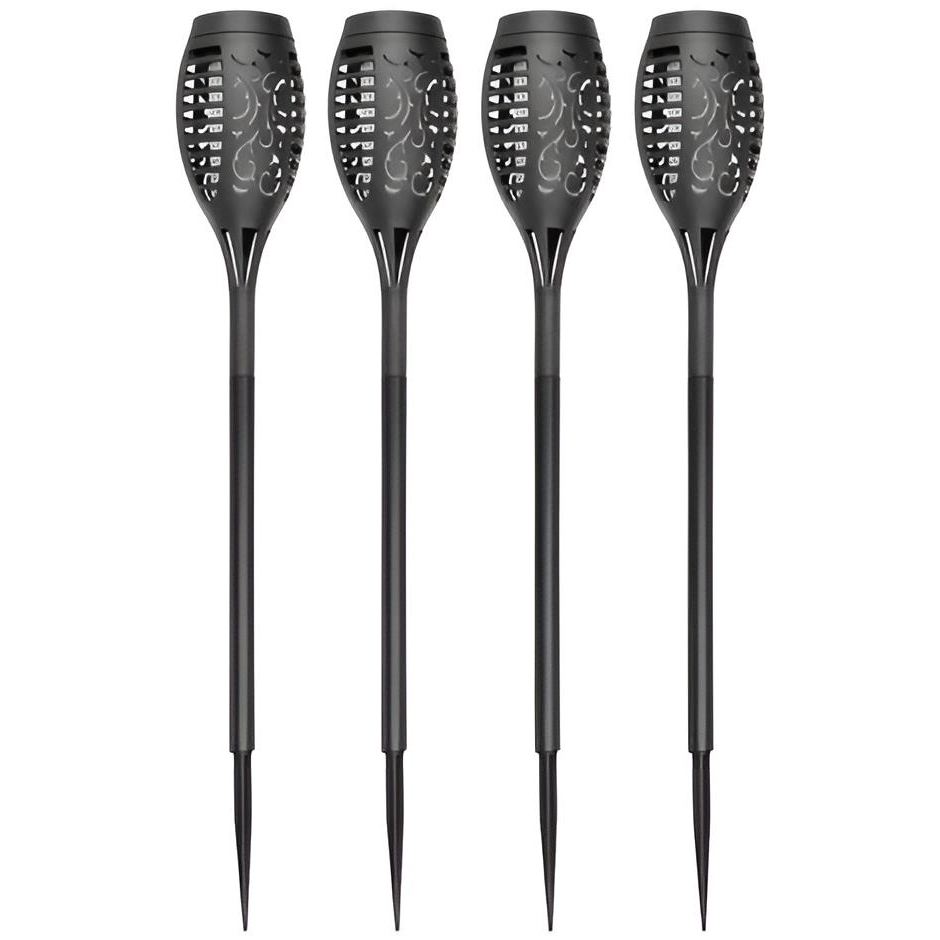 Gardlov 23560 Garden solar torch 12 LED, 3.7 V , 51 cm, 4 pcs (00023560)
