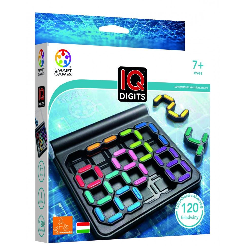 SmartGames IQ Digits logikai játék 120 feladvánnyal (SmartGames19840182)