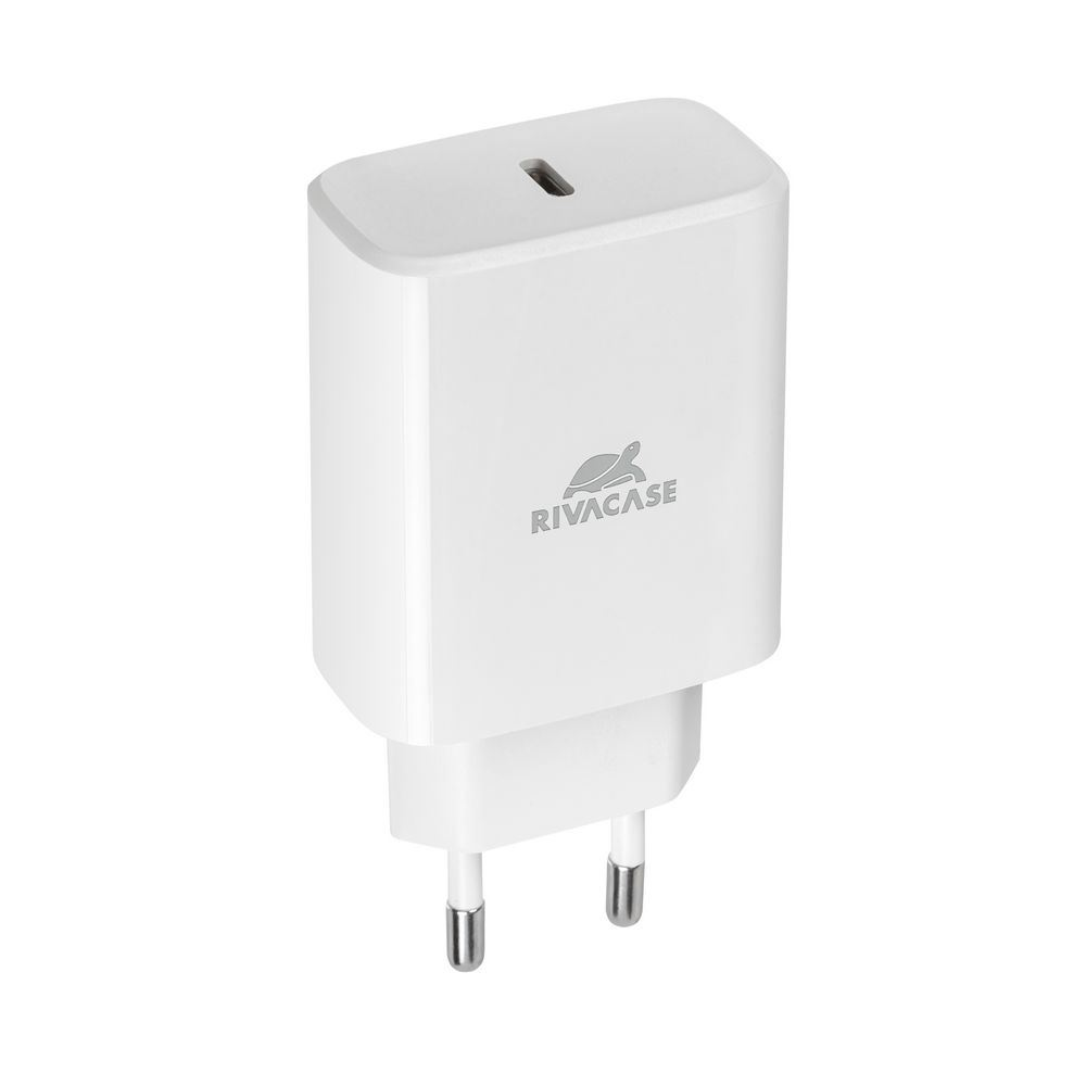 RivaCase Rivapower PS4193 W00 hálózati töltő 30W PD 3.0/ 1xUSB-C fehér (4260709012117) (4260709012117)