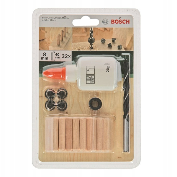 Bosch Accessories 2609255306 Tipli készlet 40 mm 8 mm 32 db