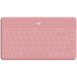 Logitech Keys-To-Go UK international Bluetooth Lyserød