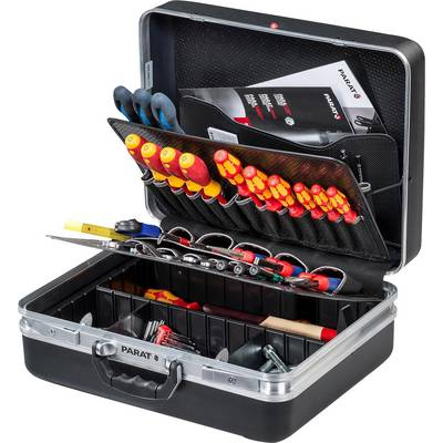 PARAT Classic műanyag szerszámkoffer, fekete, 480 x 210 x 370 mm (488000171)