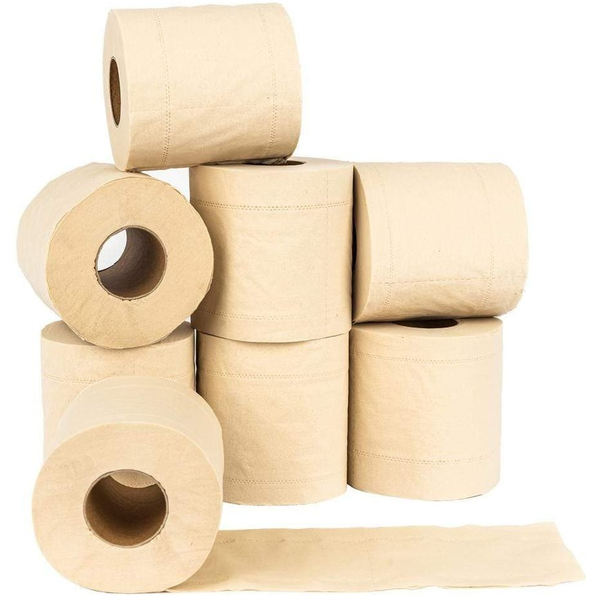 PANDOO bambusz WC-papír 3 rétegű 8 db-os csomag