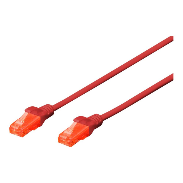 Cablu de corectie, Digitus, CAT6, U-UTP, 0.25 m, Alb/Portocaliu