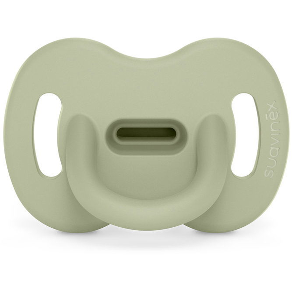 Suzeta fiziologica din silicon Suavinex, Verde
