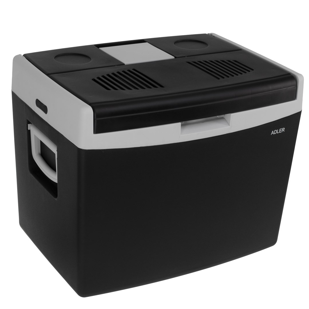 Adler AD 8092 Hordozható hűtőláda 40L - Fekete (AD 8092)