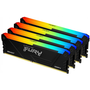 Kingston Technology FURY Beast RGB модул памет 64 GB 4 x 16 GB DDR4