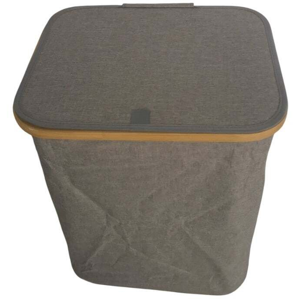 BASKET LAUNDR DOMOLETTI 33X33X34.5CM TEX