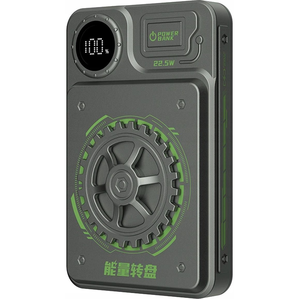 Cargador De Batería Portátil Dudao K24 Usb-a / Usb-c 10000mah Power Bank - Gris - 22,5w