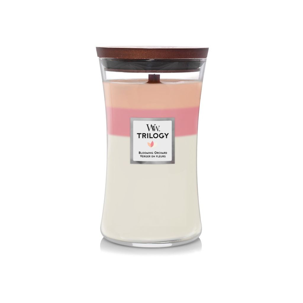 WoodWick Trilogy Blooming Orchard nagy gyertya (40651) (40651)