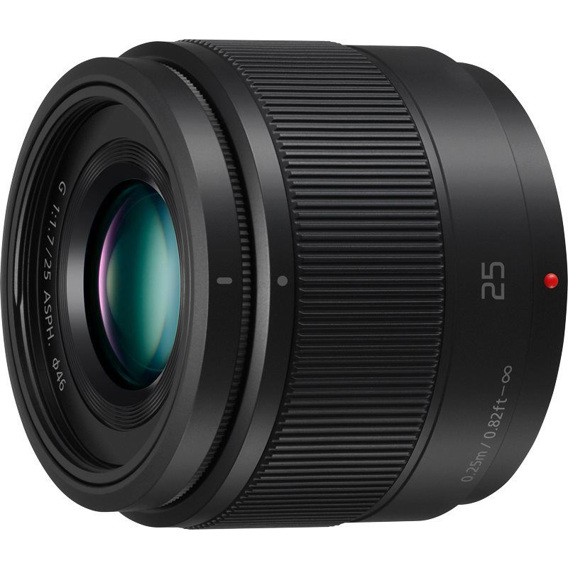 Panasonic Lumix G 25 mm F1,7 ASPH fekete (H-H025ME-K)
