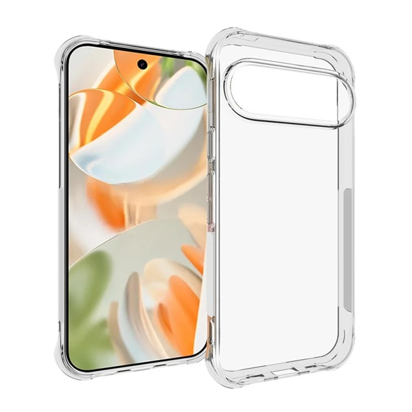 Szilikon telefonvédő (ütésállóság, légpárnás sarok) ÁTLÁTSZÓ Google Pixel 10 / Pixel 10 Pro "Gigapack csomagolás" (GP-174329)