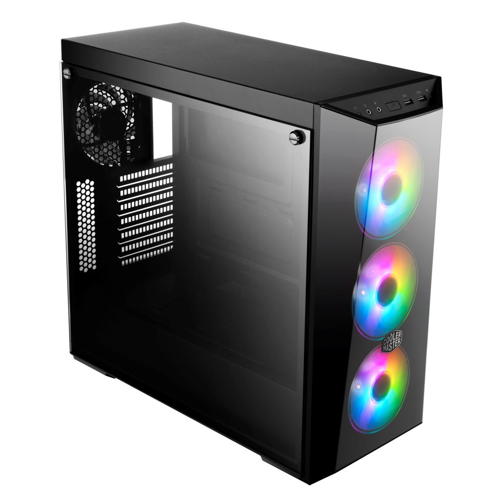 Cooler Master MasterBox Lite 5 ARGB táp nélküli ablakos ház fekete (MCW-L5S3-KGNN-05) (MCW-L5S3-KGNN-05)