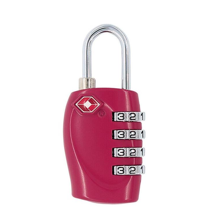 Kufryplus TSA lock TL114 raspberry (K0810000TL114)