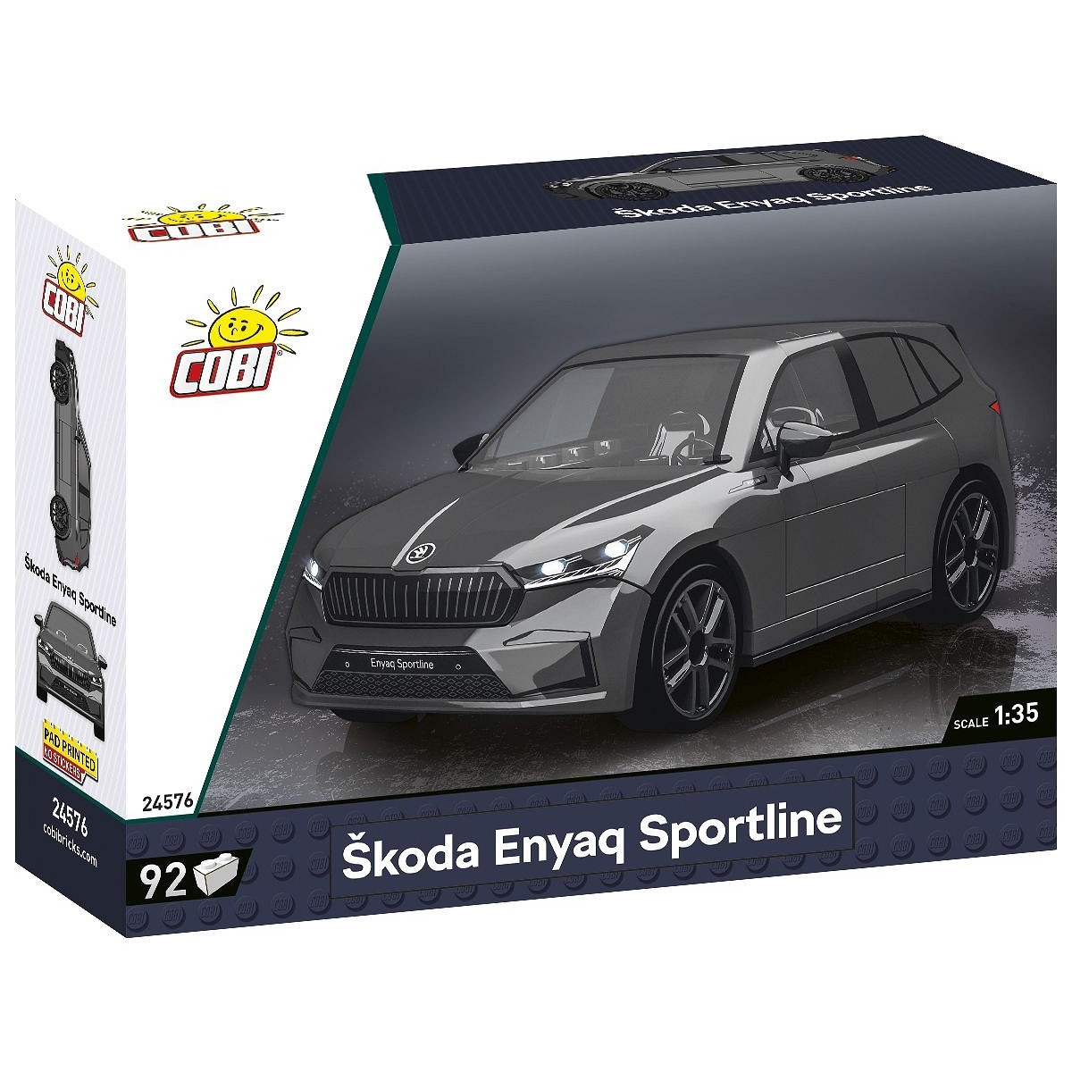Cobi Skoda Enyaq Sportline 92 darabos építő készlet (COBI-24576)
