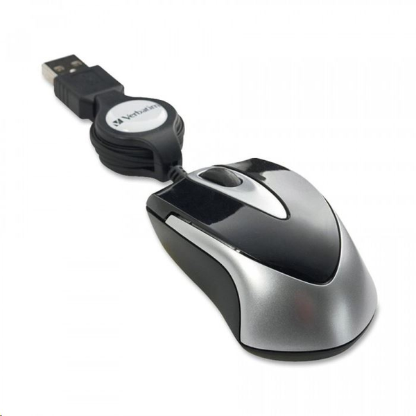 Verbatim Go Mini mus Kontor Ambidextrous USB Type-A Optisk 1000 dpi