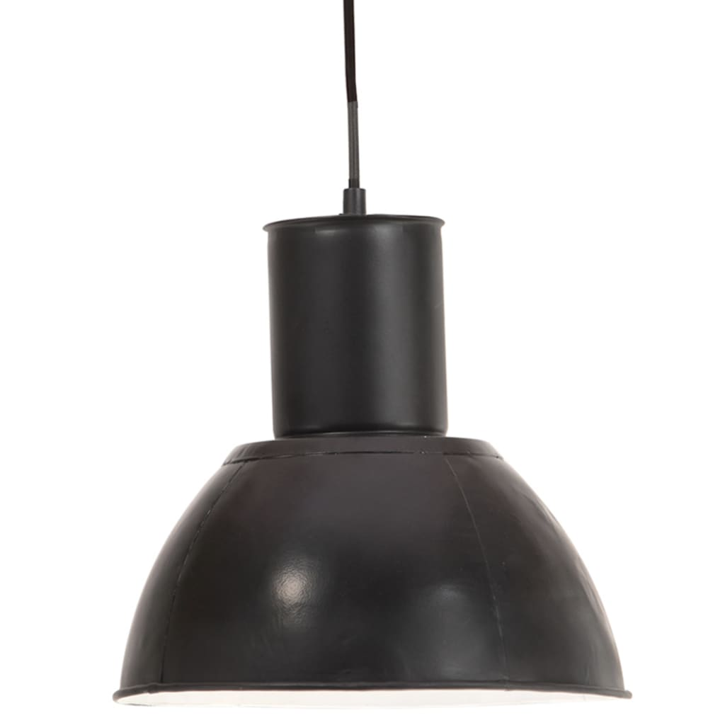 kerek fekete függőlámpa 25 W 28,5 cm E27 (320569)
