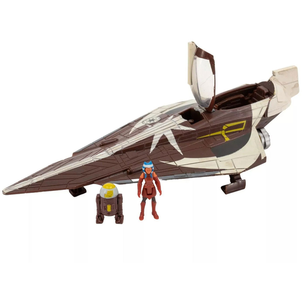 Star Wars Micro Galaxy Squadron - 13 cm - Jedi Starfighter (Delta 7-B) + Ahsoka Tano + R7-A7