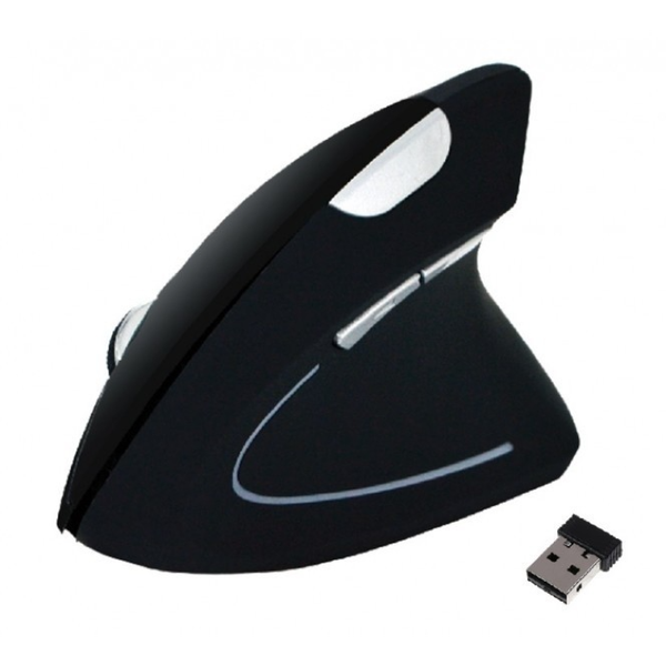 Rebeltec ERGO Wireless Vertikális Egér - Fekete