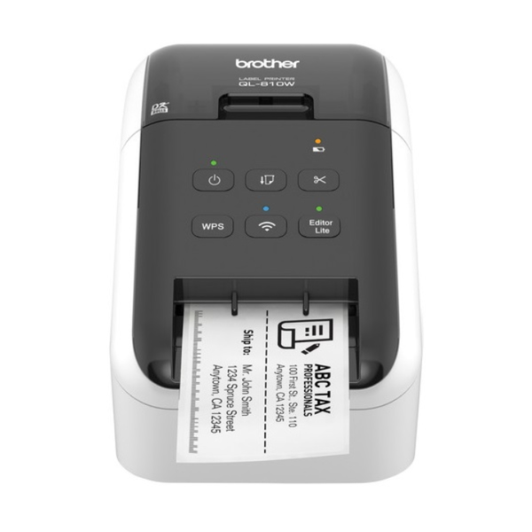 Принтер за етикети BROTHER QL-810W - 62 мм, Термо, USB WIFI