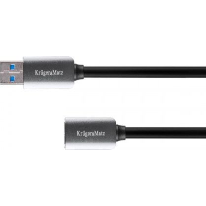 Kruger&amp;Matz KM0336, 1× USB 3.0 A csatlakozó / 1× USB 3.0 A aljzat, 100 cm